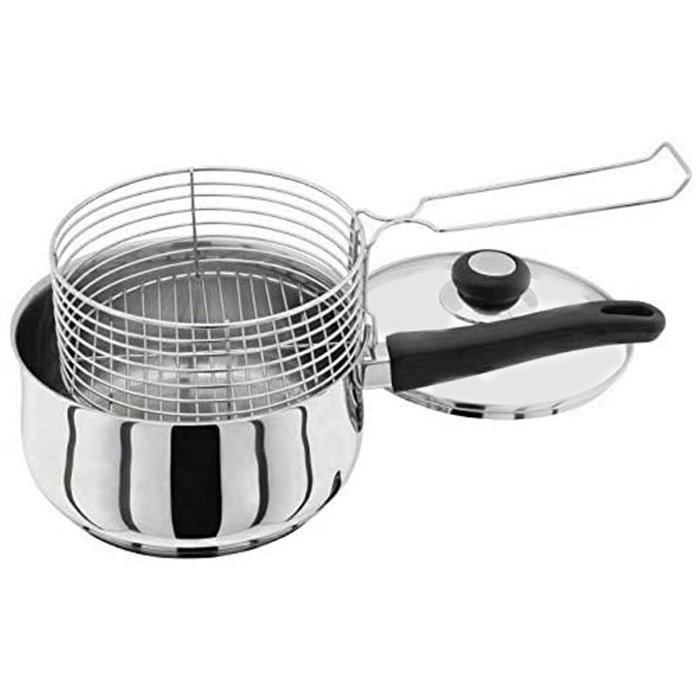 Belfry Kitchen Christopher Stainless Steel Induction Deep Chip Pan Deep